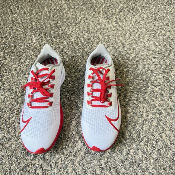 Nike Zoom Pegasus 37 Ohio State Running Shoe Sneakers 9 CZ5385-100 White Red NEW main image 7